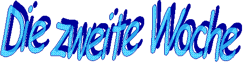 Die zweite Woche  